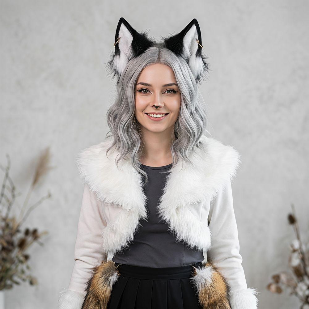 Animal Gothic Headband Artificial Lolita Ears Headwear Funny Hair Accessories Stage