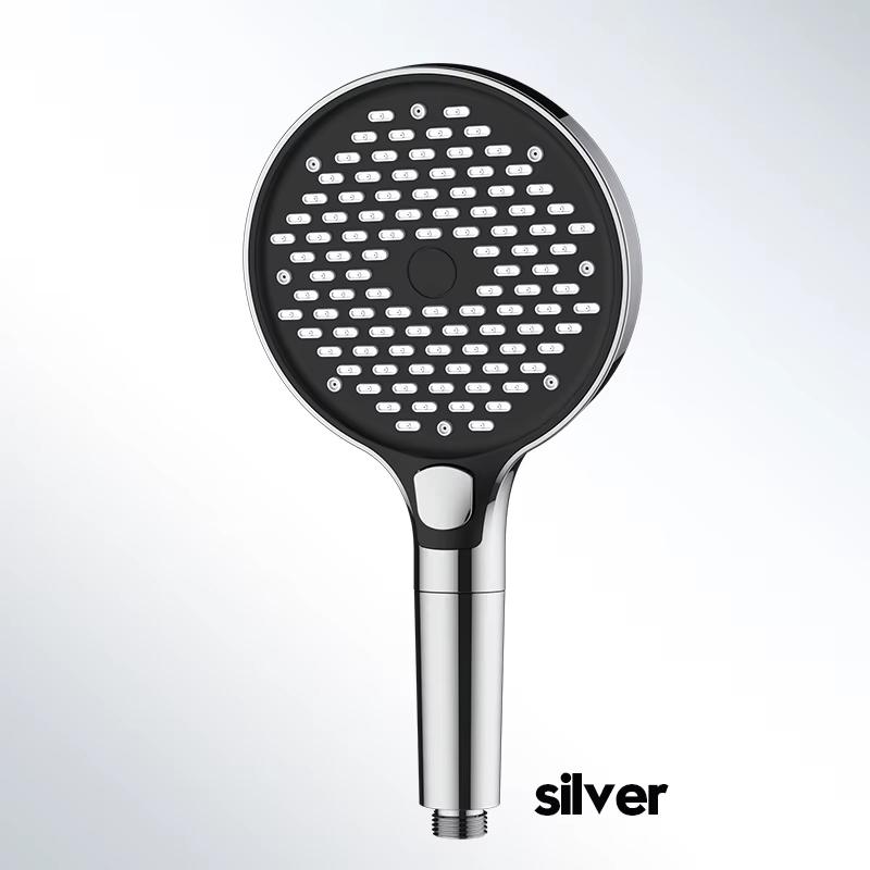 

15см Насадка для душа высокого давления Дождевой душ 3 режима Насадки для душа Регулируемая Остановка воды одной кнопкой Массаж, Аксессуары для ванной