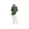 Nike Solid Color Embroidered Logo Loose Fit Round Neck Short Sleeve T-Shirt Men Tops Green FB9767-323