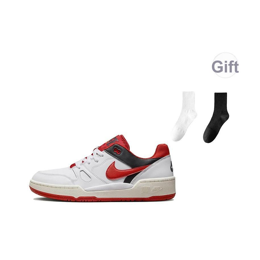 Nike Full Force Low Mystic Red Men Sneakers White Black Sail FB1362-102