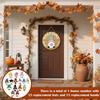 Wooden Decor Set -Gnome Interchangeable Seasonal Figures with Magnetic Pieces, Detachable Hats & Changeable Welcome Sign