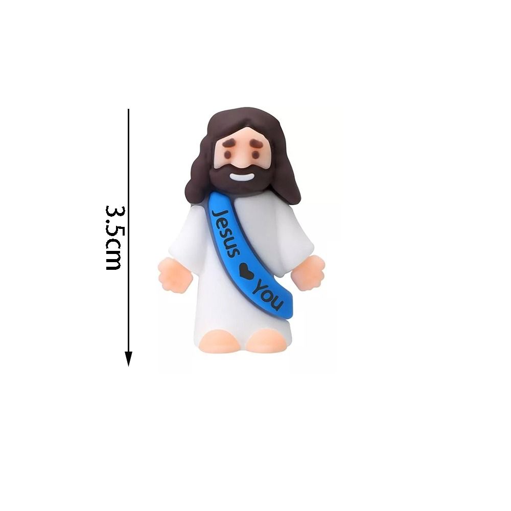 10pcs With Letters Christmas Jesus Ornaments Jesus Stuffers Jesus Decoration Jesus Loves You Toys Christmas Ornaments