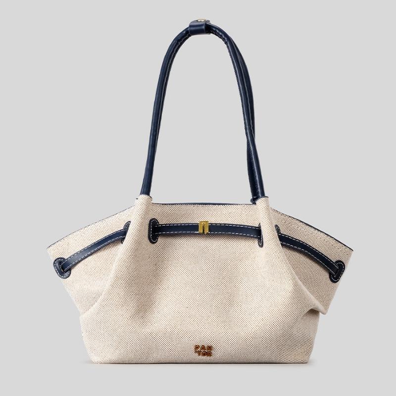 

Модная сумка-пельмень большой вместимости, одноплечная сумка, сумка-тоут с плиссировкой для поездок синий