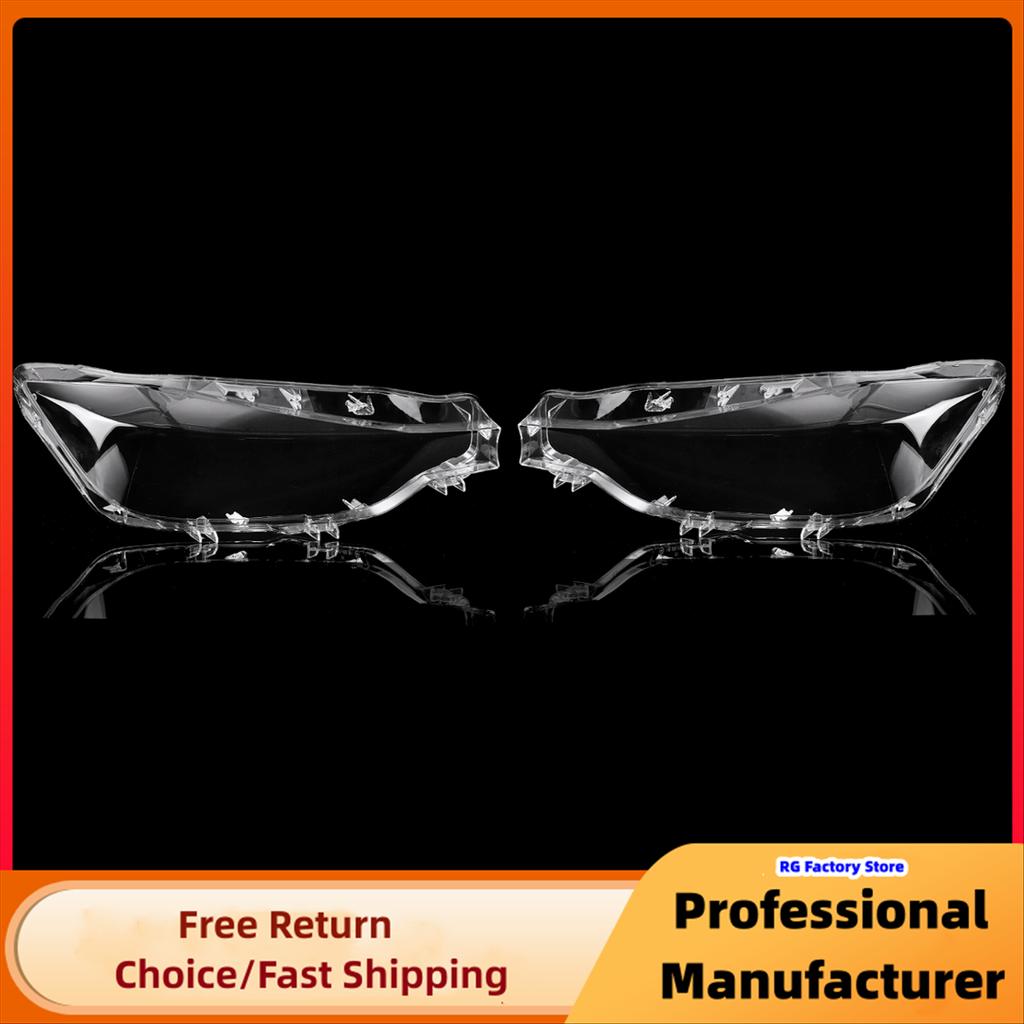 For BMW 3 Series F30 F35 2016 2017 2018 2019 Front Headlight Lens Cover 1Pair Headlamp Shell Transparent Lampshade