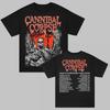 Cannibal Corpse Trasa Północnoamerykańska 2025 Merch Koszulka Trasy Graveside 2025