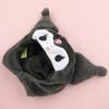 [Naito Design Institute] Plush Costumer Kuromi, Size M, Plush Clothes for Ages 6 and Up, Hat Width: Approx. 19.5cm