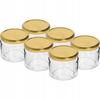Jam jars with lids, 6 pcs, 330 ml