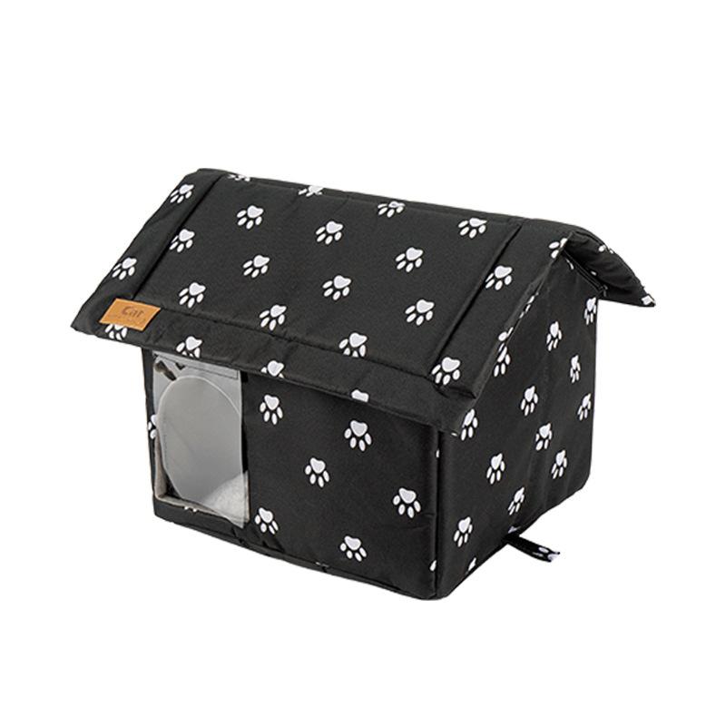 

Домашний питомец кошка собака будка ветрозащитная брызгозащищенная уличное укрытие теплая удобная S