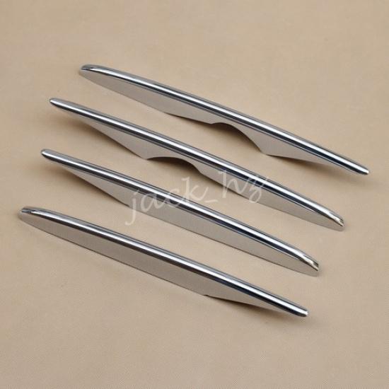 Chrome Front Bumper Grill Cover Fog Light Trims For 2016- Mercedes GLC