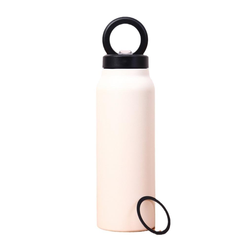 

24 Oz Sports Water Bottle with Magnetic Phone Holder Stainless Steel Insulated Water Flask Bottle Large Capacity Insulated Mug 701-800ml белый
