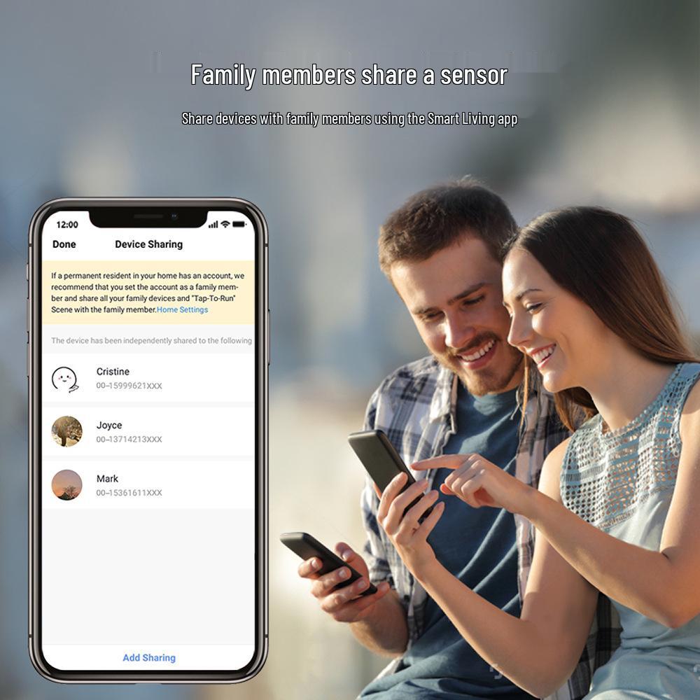Tuya Smart WiFi/ZigBee Door & Window Sensor with App Alerts