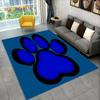 Domácí mazlíčci Footprint Sole Series 3D Area Koberec Velký,Koberec do obývacího pokoje Ložnice Pohovka Rohožka Dekorace,dětská protiskluzová podložka na podlahu