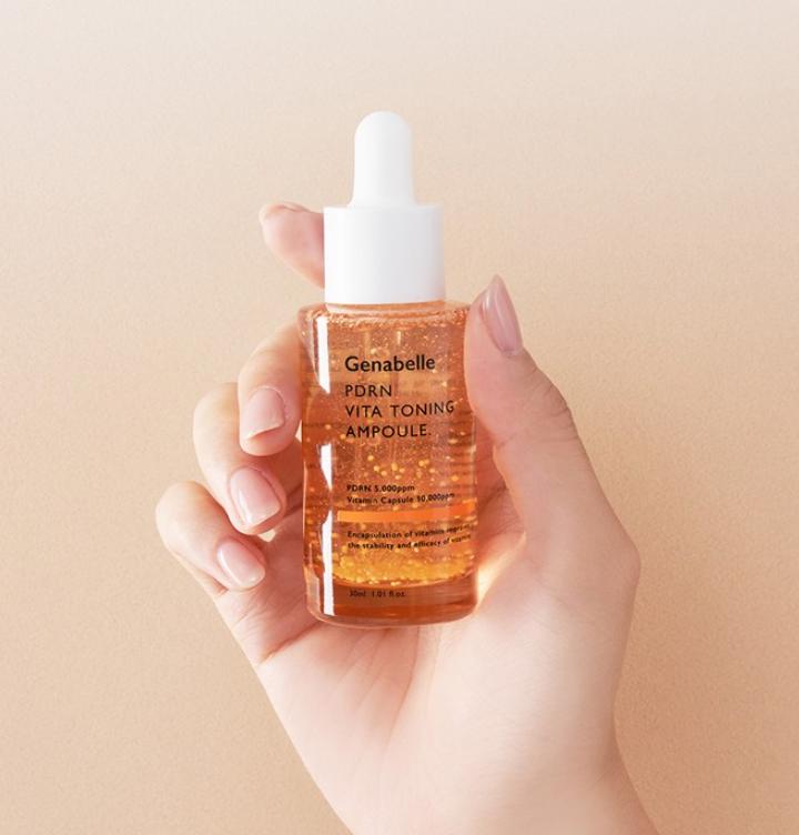 ZENAVEL PDRN Salmon Vita Toning Ampoule 30ml – Brightening, Hydrating, Skin Revitalizing