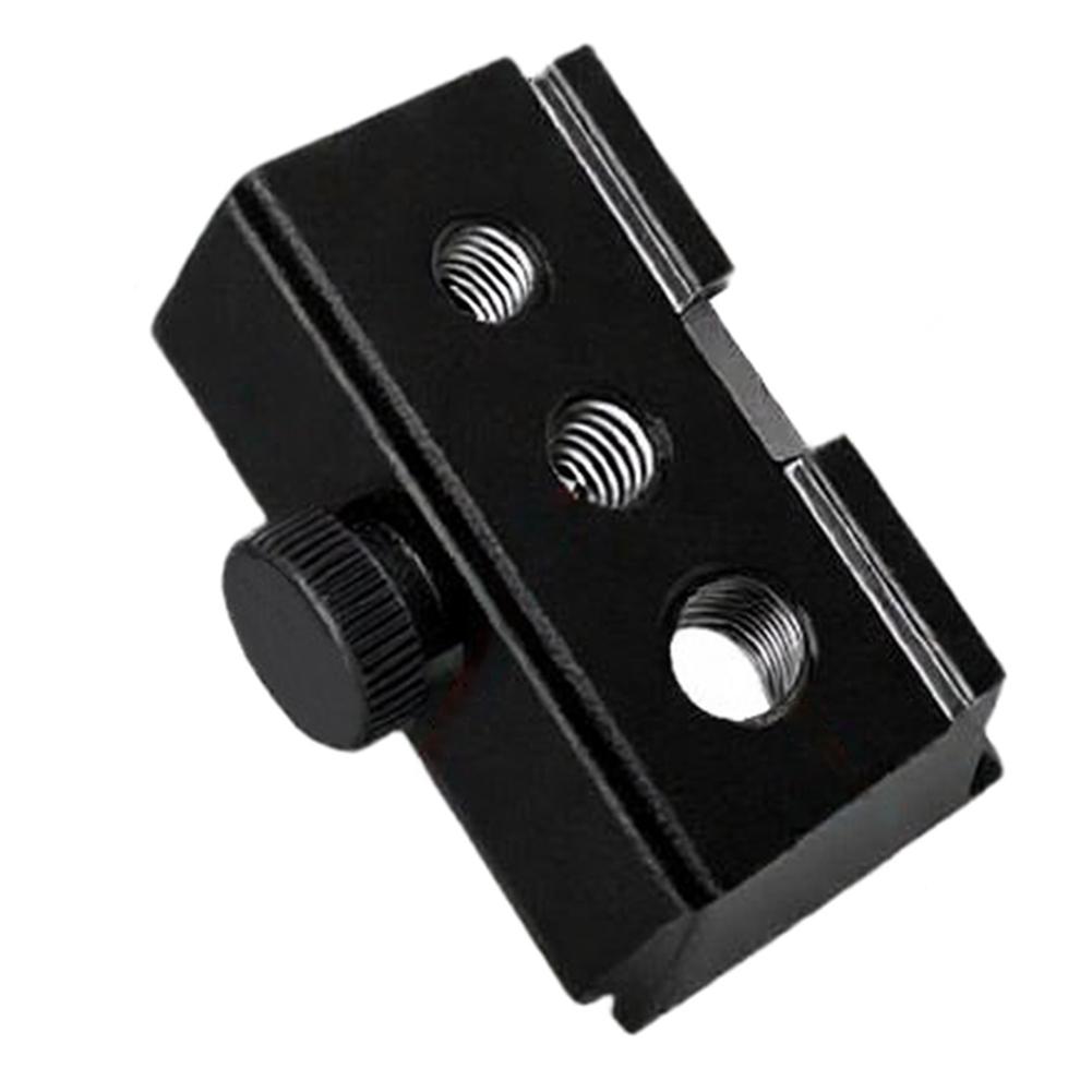 Camping Table Clip Slider for IGT Aluminum Alloy Lamp Stand Accessory Base чёрный