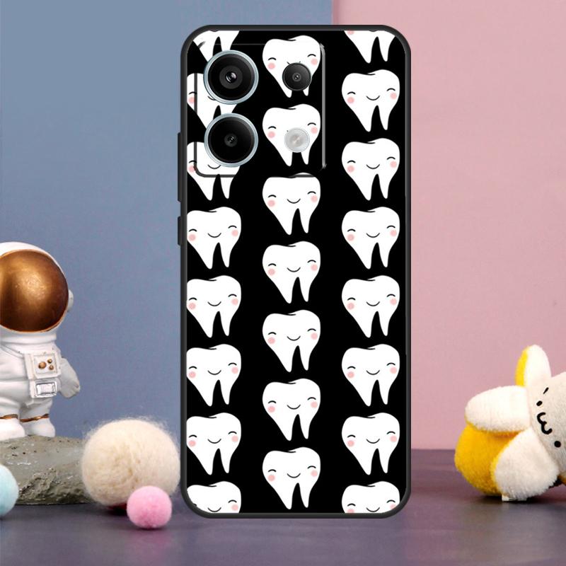 Dentist Dental Teeth Tooth Doctor Case For Xiaomi Redmi Note 13 11 9 10 12 Pro Plus 12S 11S 10S 9S Redmi 12 10C 12C 13C Cover