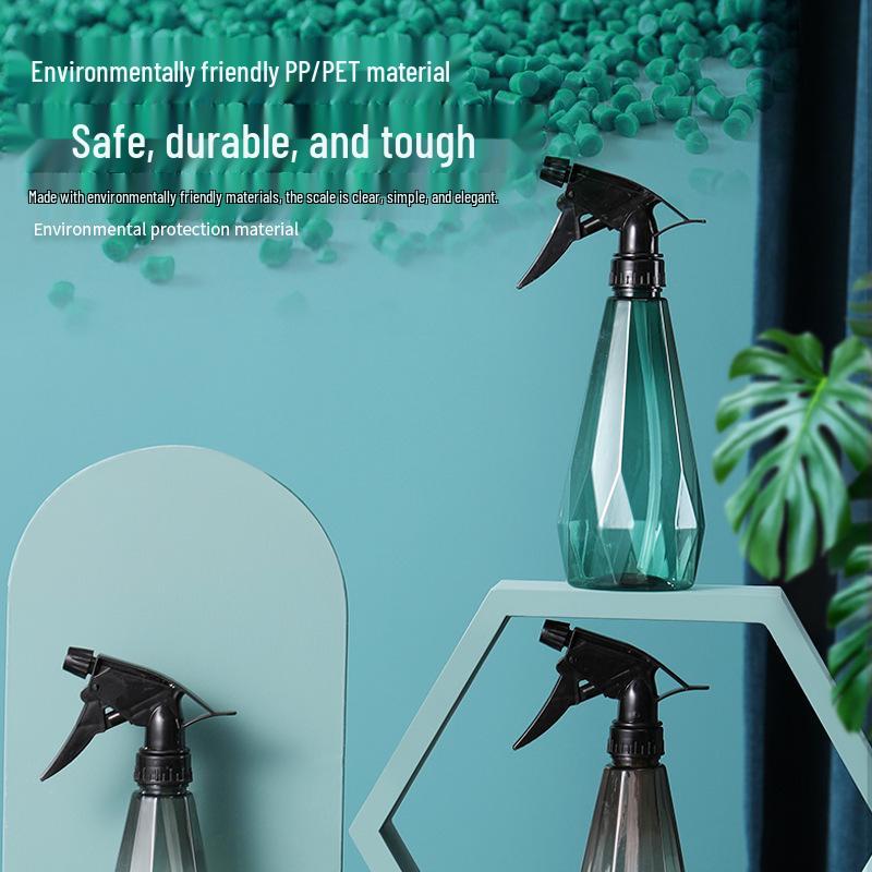 Wanghong Dual Mode Spray Bottle: Compact Diamond Design for Garden Watering, Flower Spraying, and Disinfection