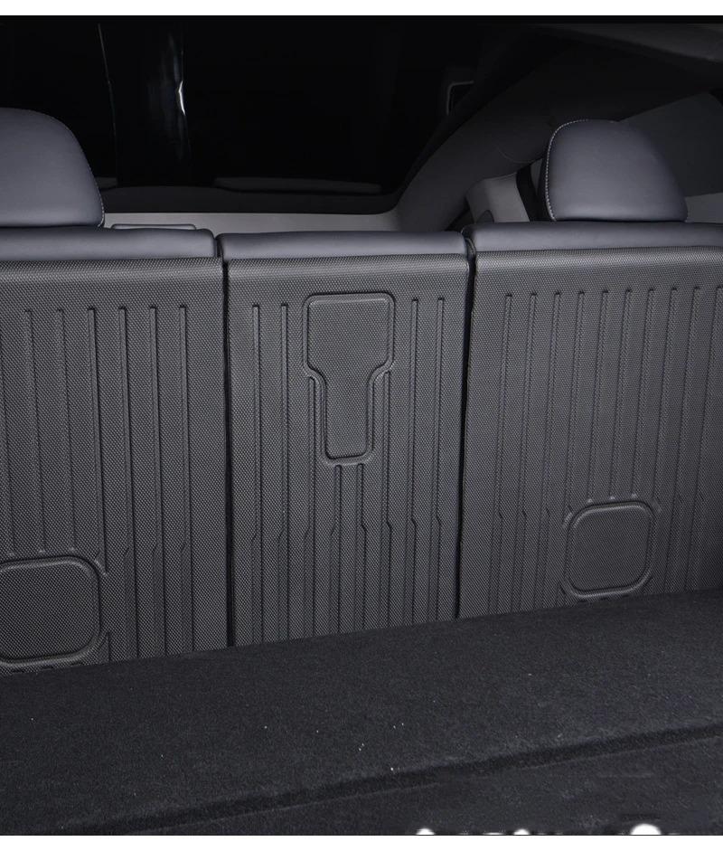 Rear Row Seats Back Protector Anti-Kick Pad Cover For Tesla Model Y 5-Seater XPE Dirtyproof  Seat Back Mats