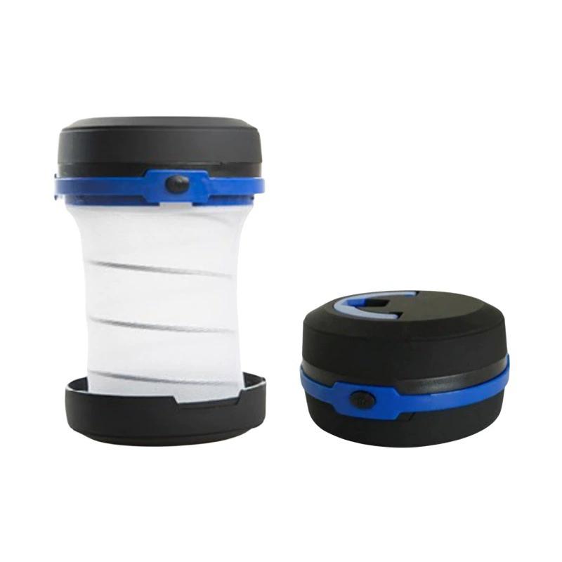 Telescopic Foldable Led Camping Light Portable Tent Light Night Light Emergency Light Lantern Use Aa Battery Not Included