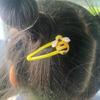 Five Bees Shaped Hair Clip Mixed ABS Plastic Girls Hairpins Childrens Hair Ornaments Lightweight