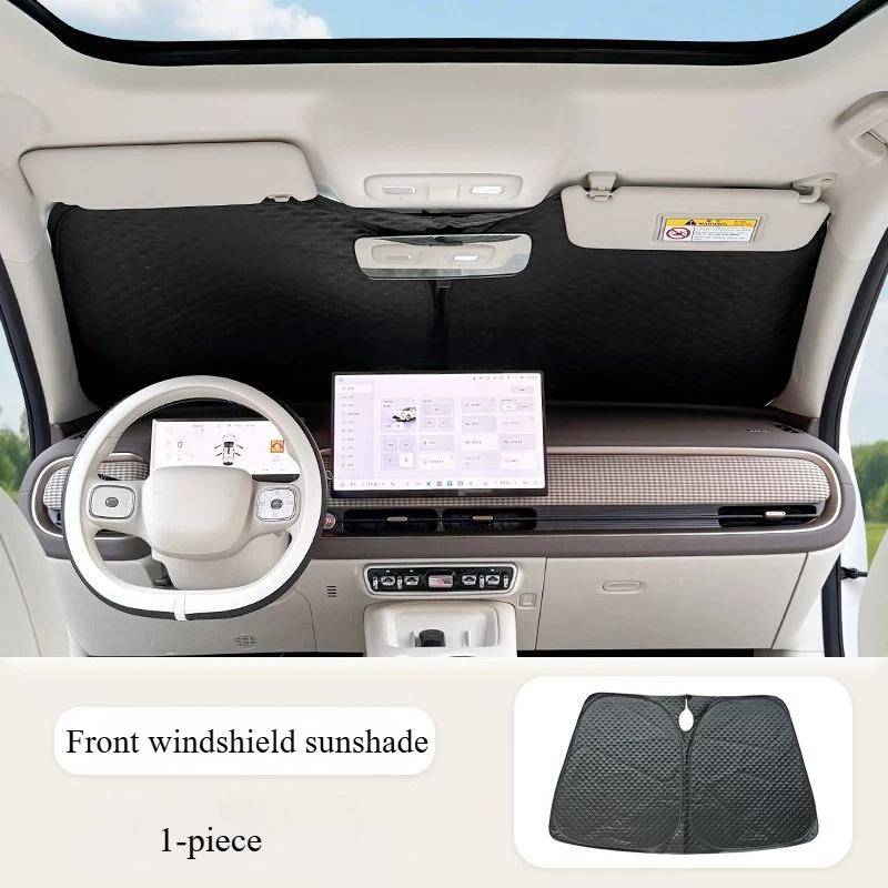 For ORA 5 2026 Car Sunshades UV Protection Side Windows Curtain Sun Shade Visor Front Windshield Interior Black Accessories 4eg