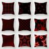 INS Black And Red  Cm Cushion Cover Pillow Cover Decor Pillowcase Home Pillowcase for Couch Pillow