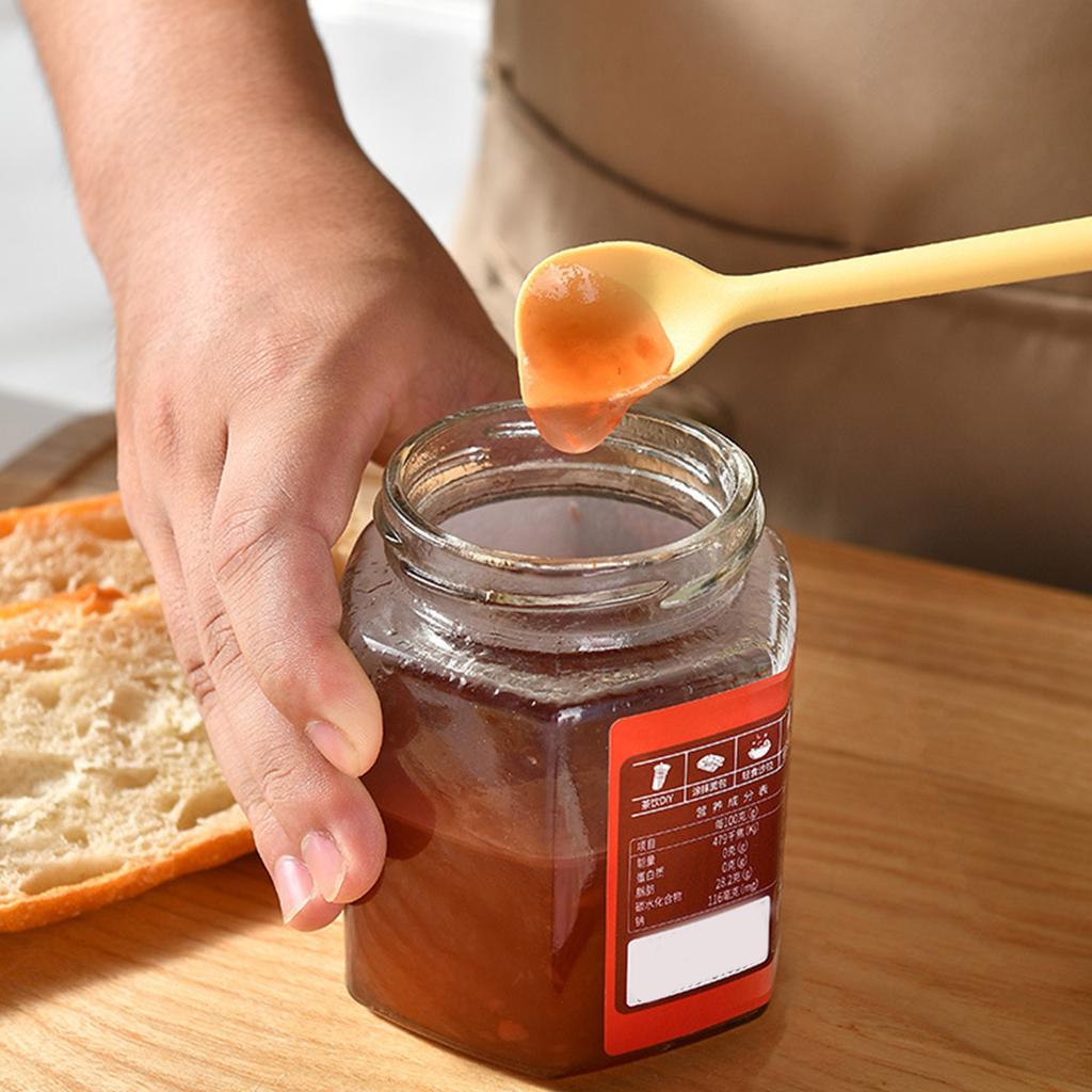 4er-Pack Lebensmittelqualität Silikon Schaber Backwerkzeug Saucenmischspatel Geeignet für Heimköche und Profis