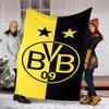 Borussia Dortmund Printed Throw Blanket—soft,warm;versatile Blanket for All Seasons—perfect As &air-conditioning Throw,nap Blanket