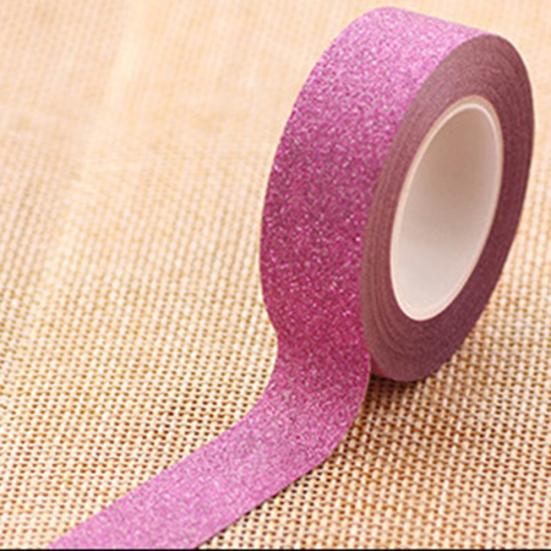 

10 м блестящая липкая бумага васи, маскирующая клейкая лента, этикетка, декоративная поделка своими руками розы красного