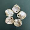 20Pcs, Natural Shell Mother of Pearl Beads with Hole, Boho Irregular Loose Beads, 19-21mm, for DIY Necklace Accessories, Jewelry Making Crafts Gifts