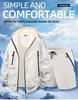 Men's Summer Fashion Sports Set: Casual Cool Five-Point Pants and Sun Protection Top.