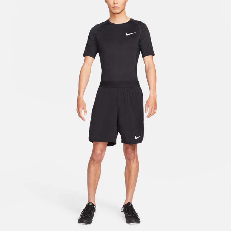 Nike Tricou de antrenament Pro Solid cu uscare rapidă Bărbați Topuri Negru DN4311-010