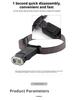 High-Intensity Long-Range Rechargeable Outdoor Portable Multi-Function Handheld Flashlight Smart Sensor Outdoor Night Driving Lights