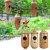 1 Pc Hummingbird House for Outside Hanging & Nesting, Wooden Birdhouse