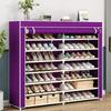 Multi-Layer Dustproof Shoe Cabinet with Large Storage Capacity for Home or Dormitory Use