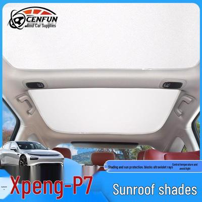 Xiaopeng P7/P7i Sunroof & Windshield Sunshade Curtains - Original Car Color, Heat Insulation.
