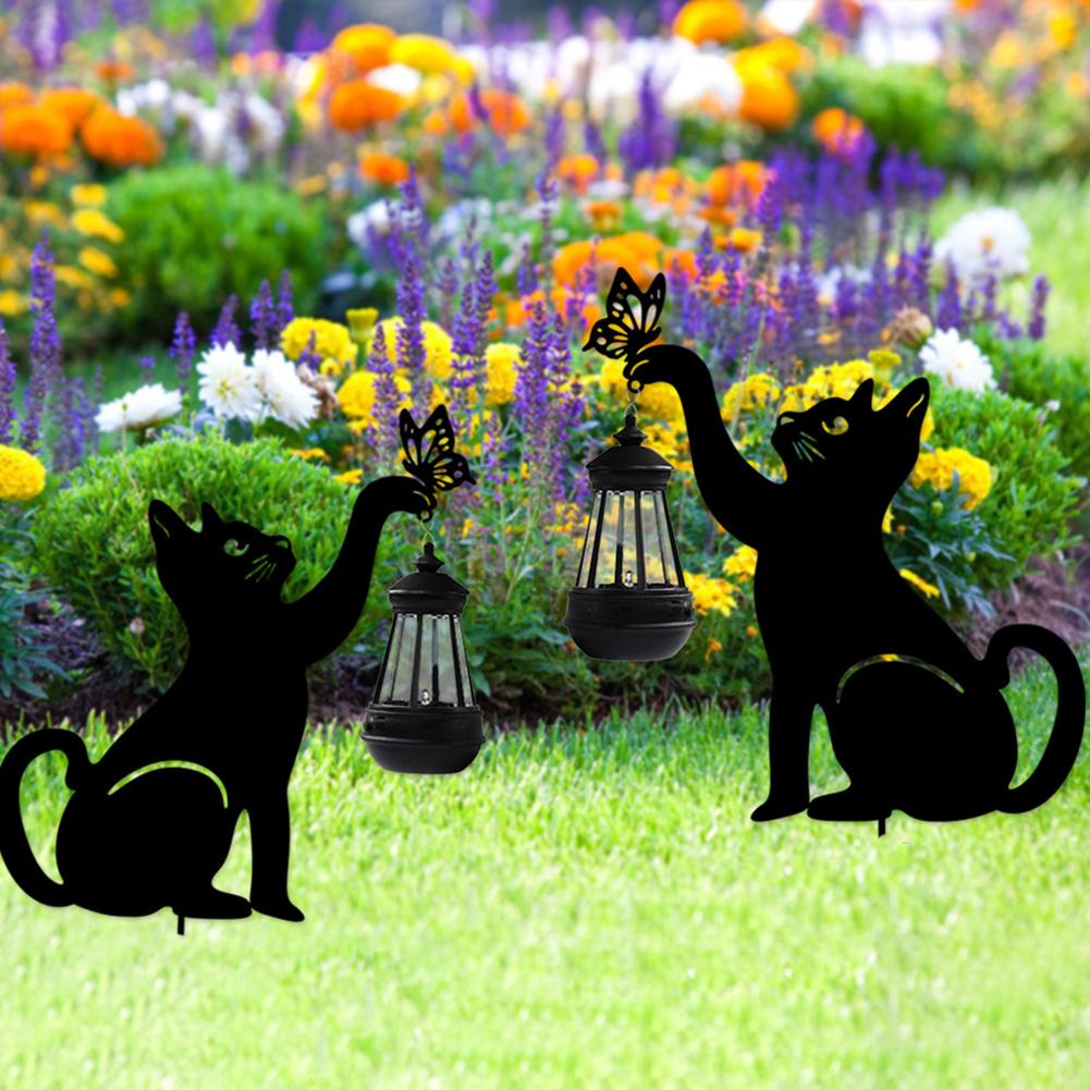 Outdoor Solar Decorative Stakes with Solar-Powered Light Waterproof Landscape Lights Solar Garden Lights for Outdoor Patio Yard