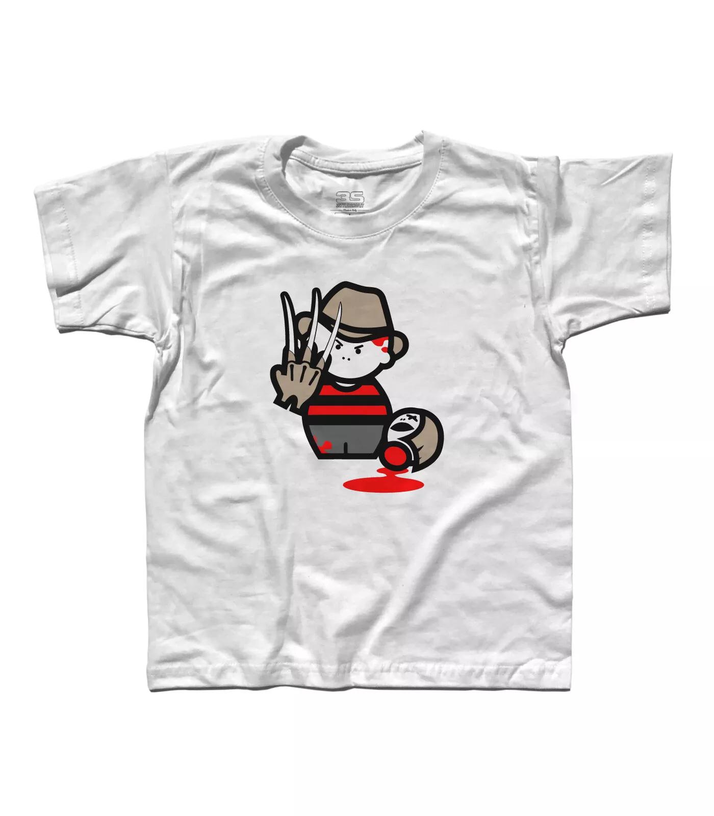T-Shirt Child Freddy Krueger Stephen King Nightmare Horror Cult Movies It 100