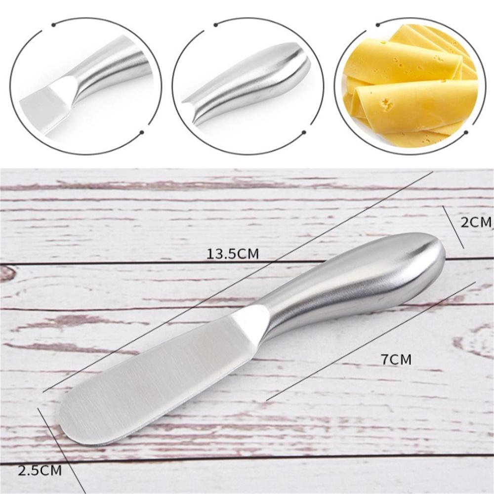 Household Kitchen Stainless Steel Cheese Knife Butter Cutter Cake Cream Spatula Scraper Cutting Kitchen Gadgets Baking Tools