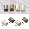 10pcs Metal Accessories DIY Bag Craft Tail Plug Head Zipper Stopper Leather Hardware Zippers Tail Clip