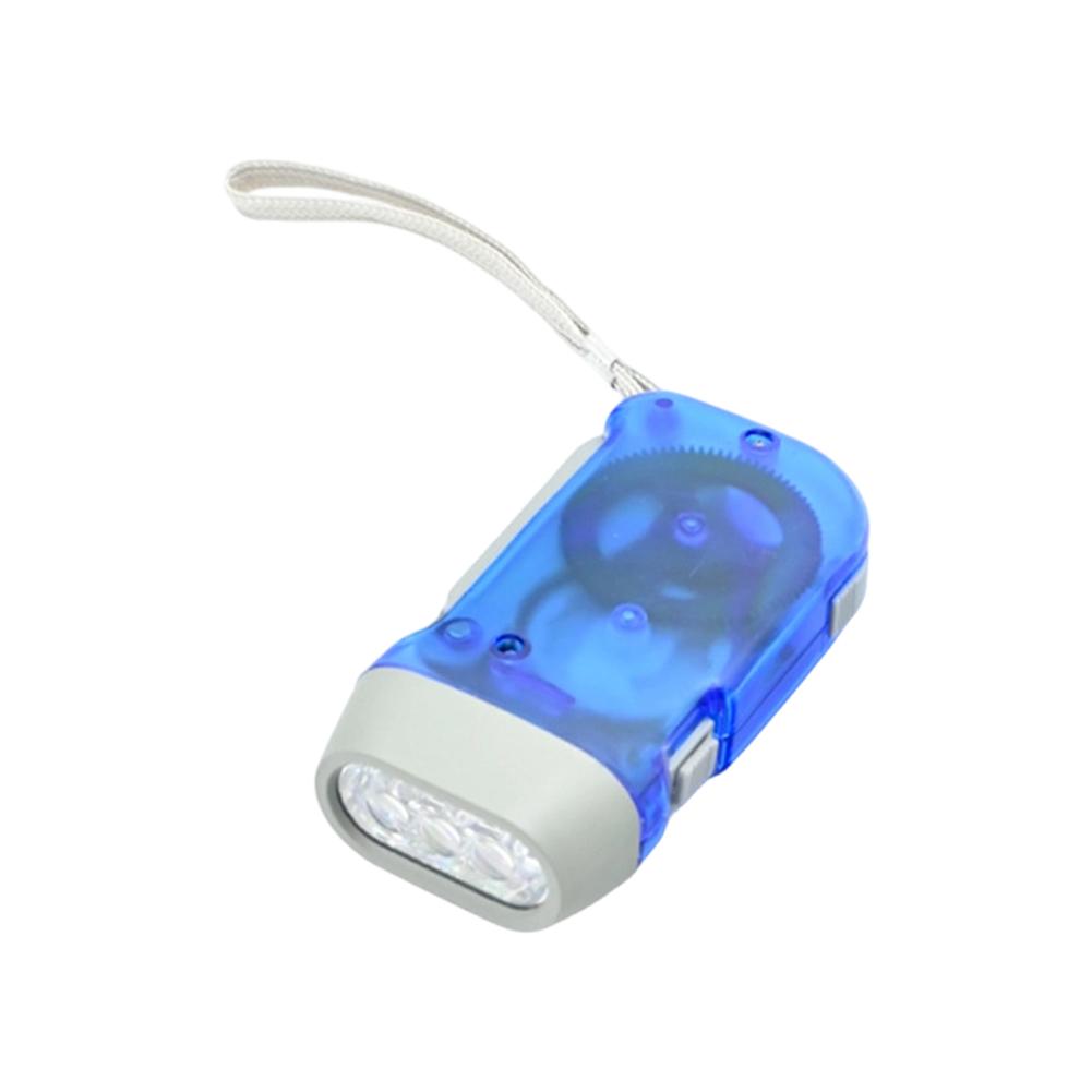 Practical camping flashlight Outdoor Press-Type Dynamo Emergency Flashlight (Hand Crank) Essential Outdoor Tools for Camping