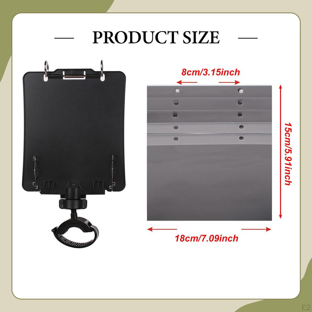 Instrument Sheet Holder Marching Band Clarinet Lyre Rack Studio Music Stand for