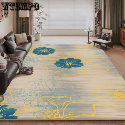 Living Room Carpet Sofa Coffee Table Decorative Carpet Dirt Resistant and Easy To Maintain Large Area Carpet