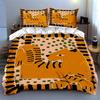 Tiger-themed design. Bedding Duvet cover sets Duvet covers Pillowcases gifts (1 * Duvet Cover 2 * Pillowcases, without duvet insert)