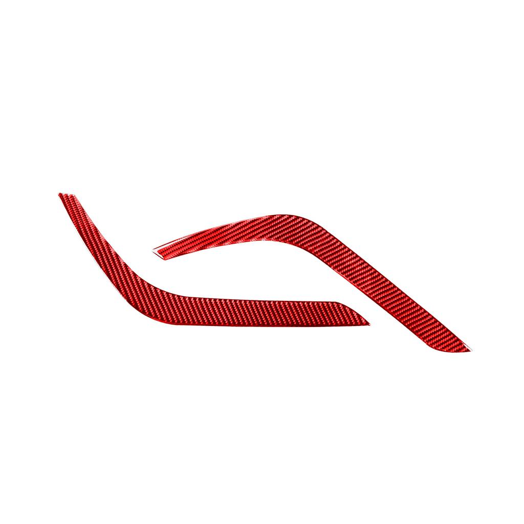 For Toyota Tundra 2014 2015 2016 2017 2018 Car Style Carbon Fiber Eyelids Decal Headlight Eyebrow Sticker Cover