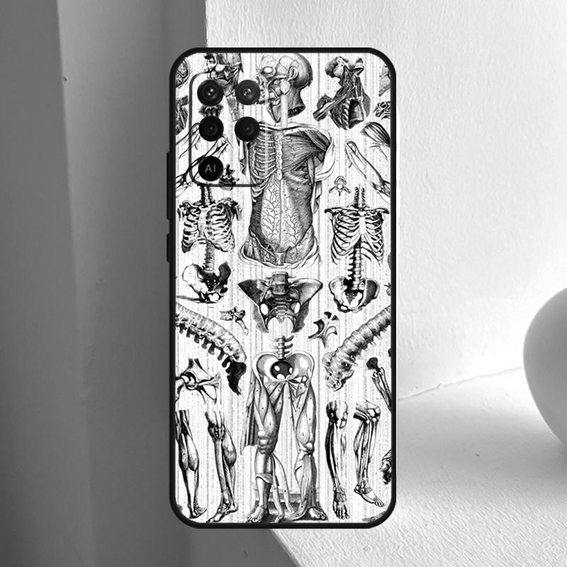 Medical Skeleton Anatomy For OPPO A6 A5 Pro A15 A17 A77 A16 A76 A96 A18 A38 A58 A78 A98 A54 A74 A94 A40 A60 A80 Case