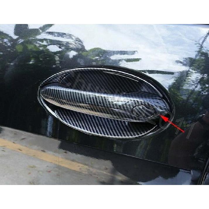 fiber Door Handle Molding Cover Trim for - BMW X5 G05 ABS 5PCS