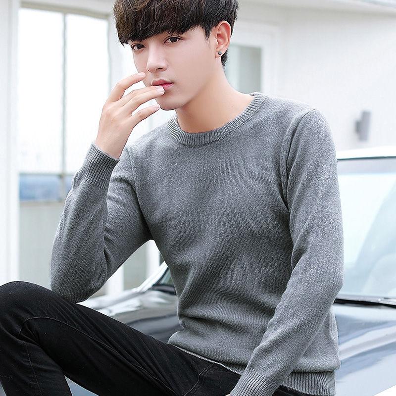 M-4XL Tričko s dlouhým rukávem Bavlna Teplé Kulatý výstřih Tričko Ležérní Svetry