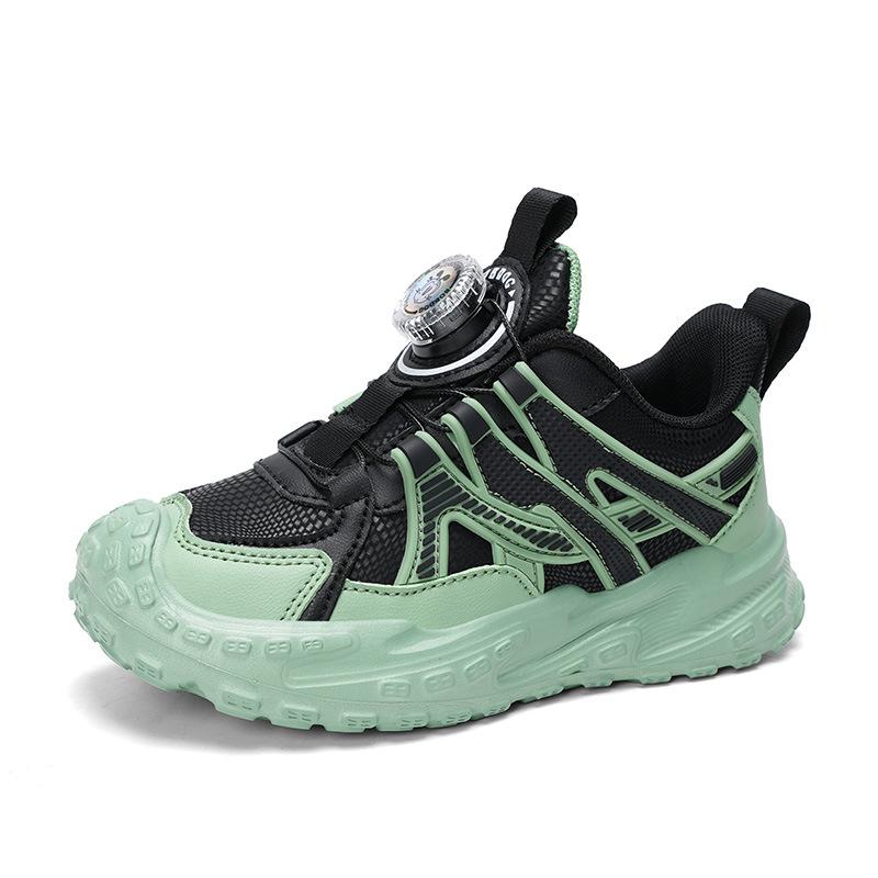 Autumn new light and comfortable male and female students breathable non-slip button shoes small black shoes white shoes