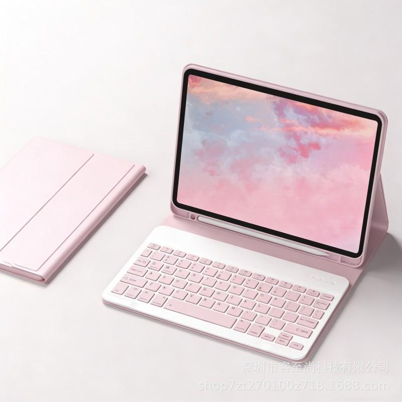 Detachable Bluetooth Keyboard Case With Pen Slot IPad Air 4 5 Magnetic Full Cover TPU Sleeve Stand Function