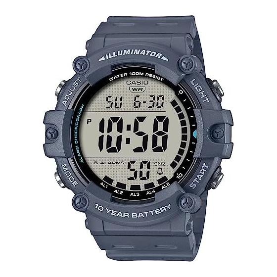 [Casio] CASIO Стандартные цифровые часы AE-1500WH-2AV Мужские Дешевые Casio Chipkashi Сине-серый Международная модель [Параллельный импорт]
